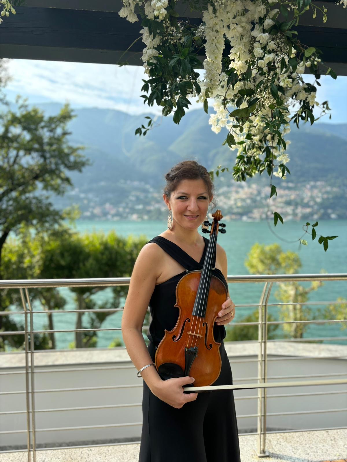 Musica dal vivo con violino a bordo Lago di Como – progetto Syndria